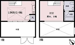 Hi-ROOMS明大前A 1LDKの間取図画像