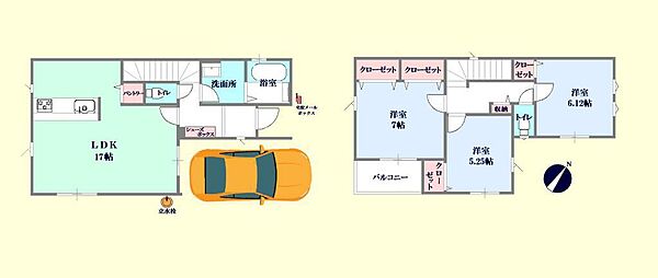間取りを拡大表示