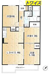 ドエルパーク1 3LDKの間取図画像