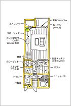 セザンヌ佐藤 201 ｜ 愛知県豊橋市佐藤二丁目3－14（賃貸アパート1R・2階・25.77㎡） その2