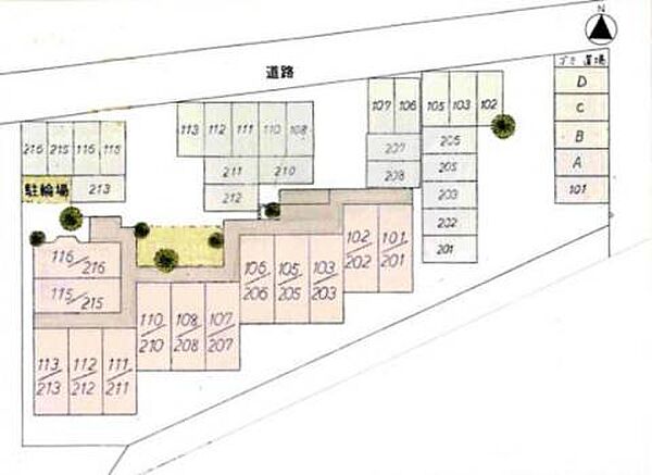 セザンヌ内張 212｜愛知県豊橋市内張町2－3(賃貸アパート1R・2階・23.19㎡)の写真 その3