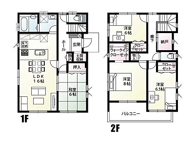 間取り：【9号棟：間取り図】