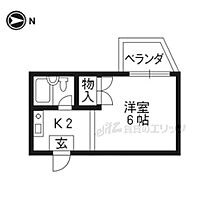 京都府京都市中京区御幸町通二条上ル達磨町（賃貸マンション1K・4階・17.00㎡） その2