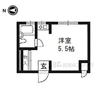 ビューパレス吉田 204 ｜ 京都府京都市左京区吉田下大路町（賃貸マンション1K・2階・18.98㎡） その2