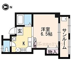 間取図画像 1K