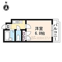 京都府京都市山科区厨子奥尾上町（賃貸マンション1K・3階・19.02㎡） その2