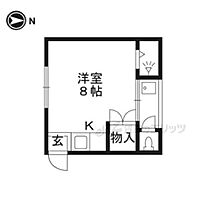 ことぶき荘 5 ｜ 京都府京都市左京区田中南西浦町（賃貸アパート1R・2階・19.00㎡） その2