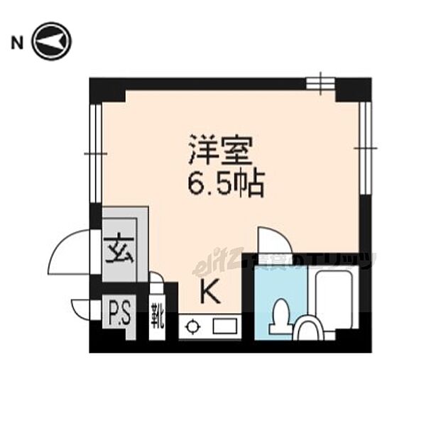 デュ北白川 201｜京都府京都市左京区北白川堂ノ前町(賃貸マンション1R・2階・14.00㎡)の写真 その2