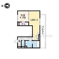 京都府京都市山科区西野小柳町（賃貸アパート1LDK・3階・40.67㎡） その2