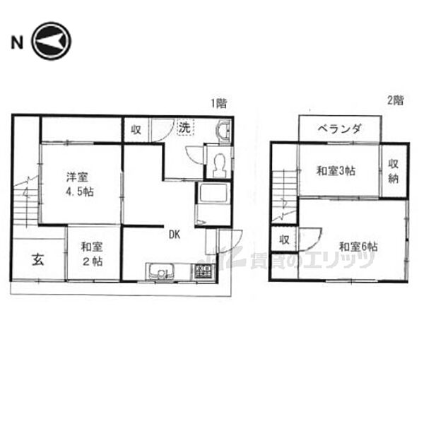 北白川下池田町24貸家 ｜京都府京都市左京区北白川下池田町(賃貸一戸建4DK・--・57.99㎡)の写真 その1