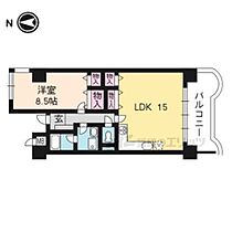 京都府京都市左京区高野清水町（賃貸マンション1LDK・2階・56.03㎡） その2