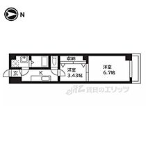 京都府京都市上京区下長者町通千本西入六番町（賃貸マンション2K・2階・28.85㎡） その2