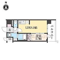 京都府京都市南区上鳥羽勧進橋町（賃貸マンション1LDK・5階・28.47㎡） その2