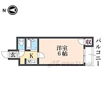 京都府京都市山科区北花山大林町（賃貸マンション1K・2階・18.00㎡） その1