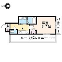 京都府京都市左京区田中東樋ノ口町（賃貸マンション1K・5階・22.51㎡） その2