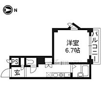 京都府京都市上京区今出川通寺町西入大原口町（賃貸マンション1K・3階・23.09㎡） その1