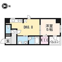 増田屋ビル 1DKの間取図画像