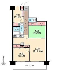間取図画像 3LDK