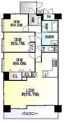 間取図画像 3LDK