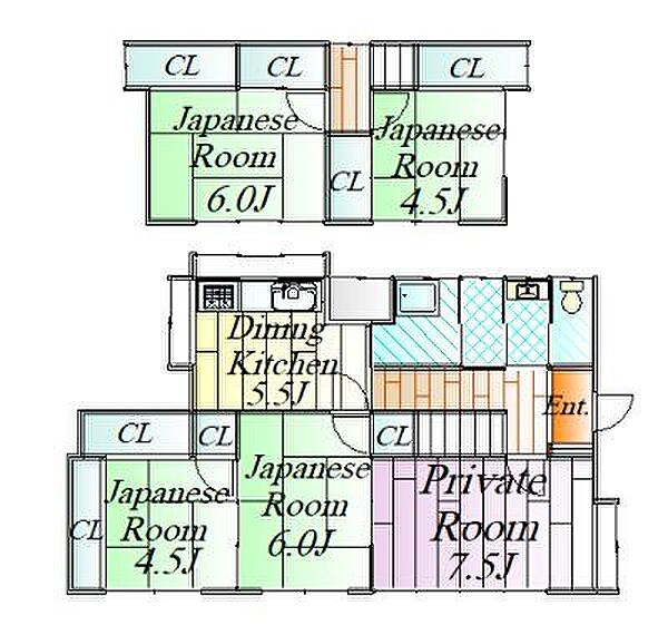 間取りを拡大表示