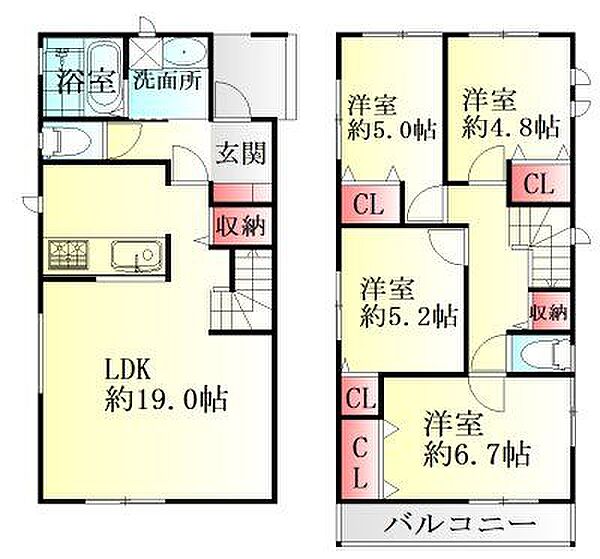 間取りを拡大表示