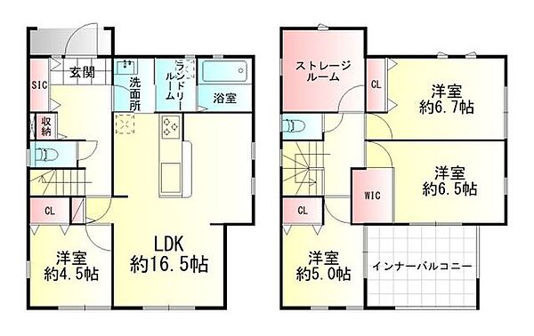 間取りを拡大表示