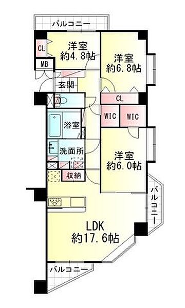 間取りを拡大表示
