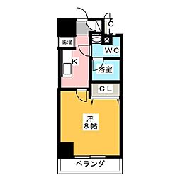 ラクラス両国 1Kの間取図画像