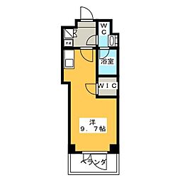 ParkAxis錦糸町WEST ワンルームの間取図画像