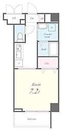 BLUEFOREST 1Kの間取図画像