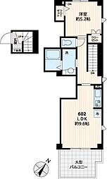 Ｌａ　Ｐａｉｘ　Ｓｋｙｔｒｅｅ 6階1LDKの間取り