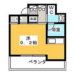 ParkAxis本所吾妻橋 ワンルームの間取図画像