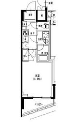 S-RESIDENCEHIKIFUNE 1Kの間取図画像
