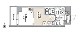 グランカーサ住吉III 1DKの間取図画像