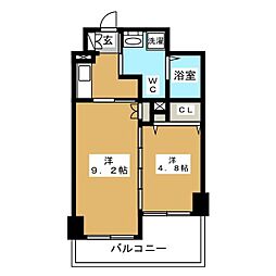 レジディア秋葉原 2Kの間取図画像
