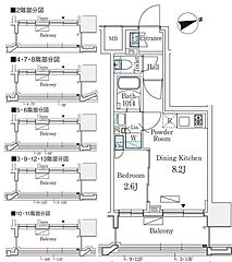 物件の間取り