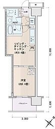 エスティメゾン豊洲レジデンスC棟 1LDKの間取図画像