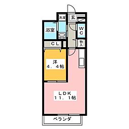 glycine 1LDKの間取図画像