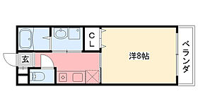 クレアール鳴尾  ｜ 兵庫県西宮市鳴尾町4丁目7-22（賃貸アパート1K・1階・24.75㎡） その2