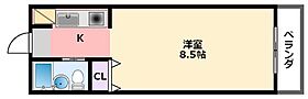 兵庫県西宮市笠屋町8-25（賃貸マンション1K・2階・20.00㎡） その2