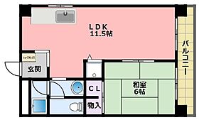 兵庫県西宮市二見町13-13（賃貸マンション1LDK・2階・35.28㎡） その2