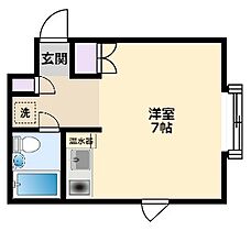 兵庫県西宮市里中町2丁目7-12（賃貸マンション1R・3階・18.00㎡） その2