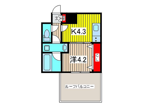 クレアポルテ川口元郷 515｜埼玉県川口市元郷１丁目(賃貸マンション1K・5階・24.22㎡)の写真 その2