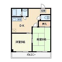 エクセル戸田 203 ｜ 埼玉県戸田市上戸田４丁目（賃貸マンション2K・2階・35.75㎡） その2