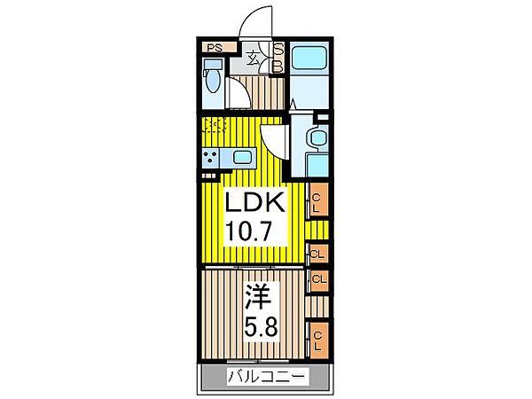 リブリ・riccoIII 108｜埼玉県川口市朝日３丁目(賃貸マンション1LDK・1階・40.99㎡)の写真 その2