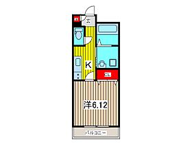 ラフィネ元郷 303 ｜ 埼玉県川口市元郷１丁目（賃貸アパート1K・3階・24.15㎡） その2