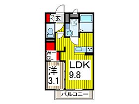 Villa Etude Court 102 ｜ 埼玉県蕨市中央６丁目（賃貸アパート1LDK・1階・33.61㎡） その2