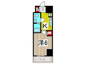 グランヴァンプレミアム川口 305 ｜ 埼玉県川口市川口２丁目（賃貸マンション1K・3階・21.12㎡） その2