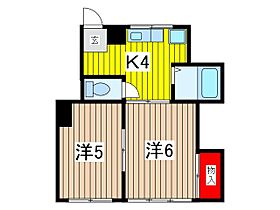 木本マンション 101 ｜ 埼玉県川口市並木３丁目（賃貸マンション2K・1階・30.00㎡） その2