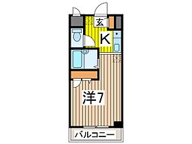 サンフラット江川 201 ｜ 埼玉県川口市本町２丁目（賃貸マンション1R・2階・22.75㎡） その2